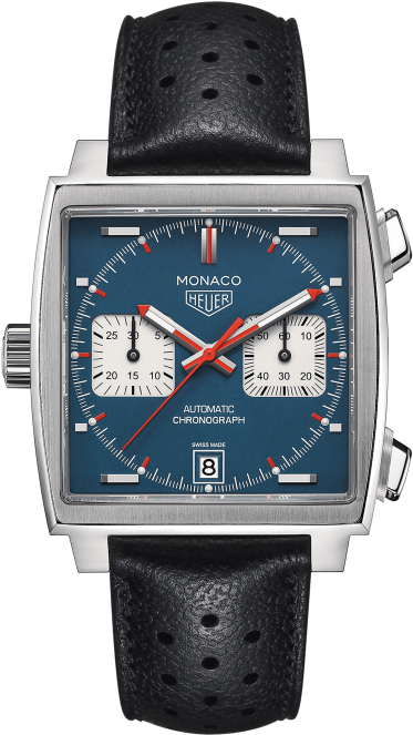 [caption Photocredit="tag Heuer"] - Tag Heuer Monaco Chronograph Caw211p.fc6356 (536x634), Png Download