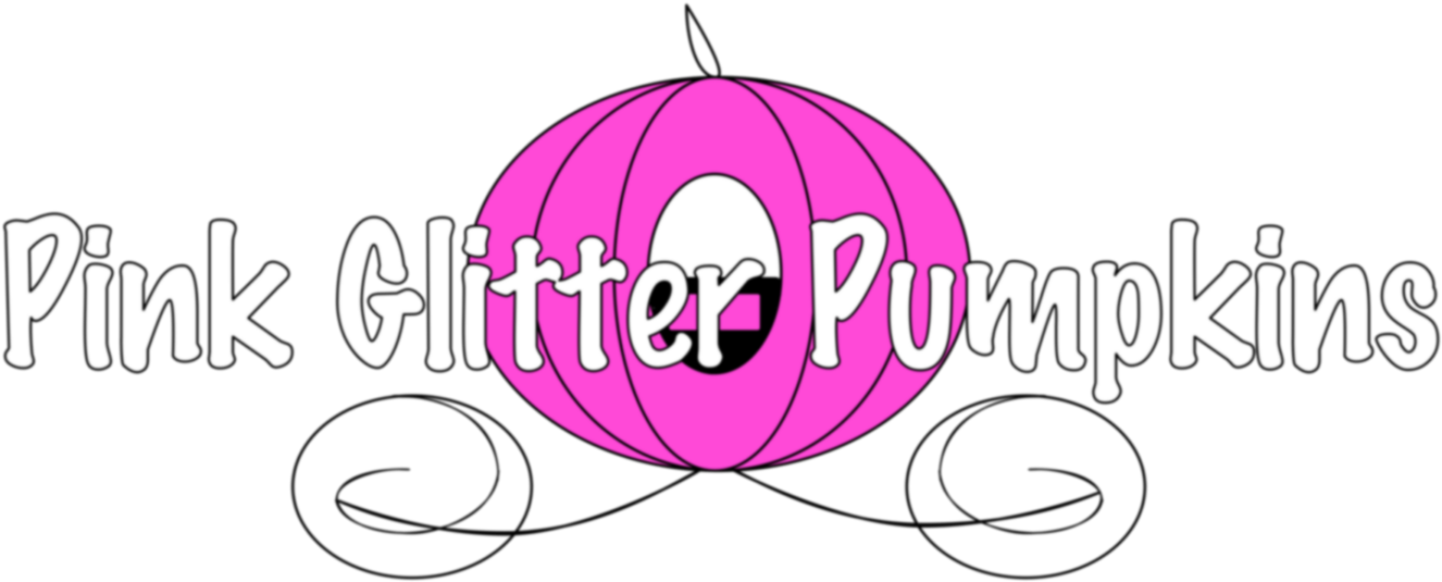 About Pink Glitter Pumpkins Vector Library (1500x600), Png Download