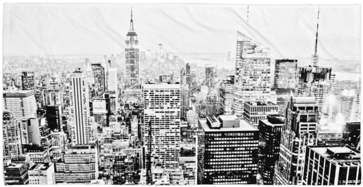 New York City Beach Blanket - New York, New York 5'x7'area Rug (600x600), Png Download