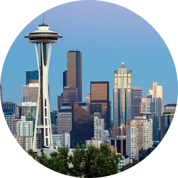 Seattle - " - Mead 2017 National Landmarks Wall Calendar (600x600), Png Download