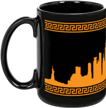 Nyc - Mug (384x408), Png Download