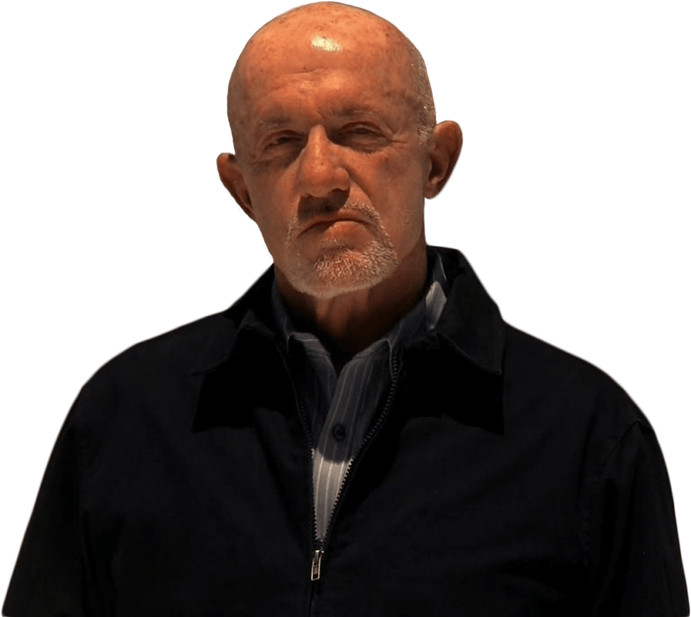 Mike Ehrmantraut - Mike Breaking Bad Png (978x873), Png Download