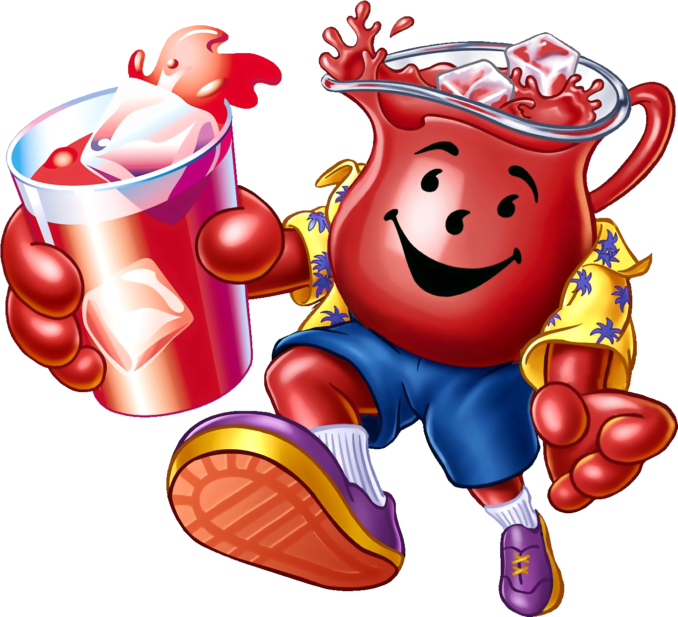 Kool Aid Clipart Buff - Kool Aid Man Png (1398x1260), Png Download