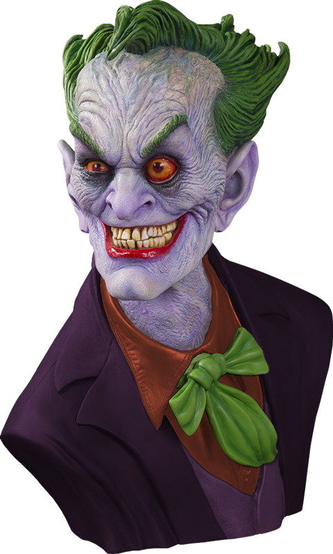 The Joker Standard Edition Bust Dc Collectibles Life - Rick Baker Bust Dc (480x798), Png Download