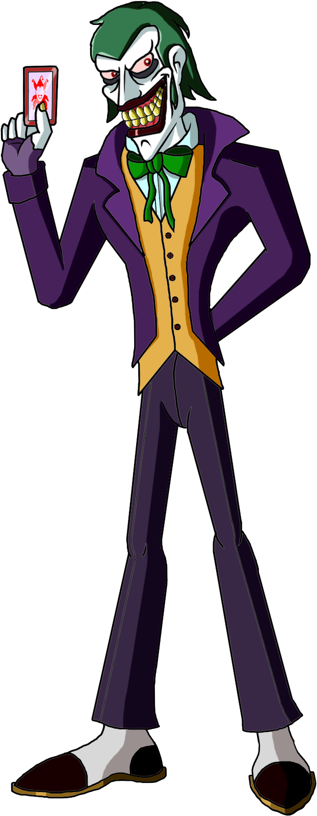 Graphic Black And White Download The By Moheart On - Joker The Batman Deviantart (1024x1668), Png Download