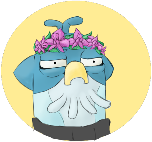 Pink Larkspur For Fickleness - Cartoon (500x468), Png Download