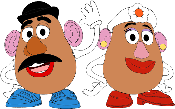 Toy Story Clip Art - Mrs Potato Head Clip Art (600x388), Png Download