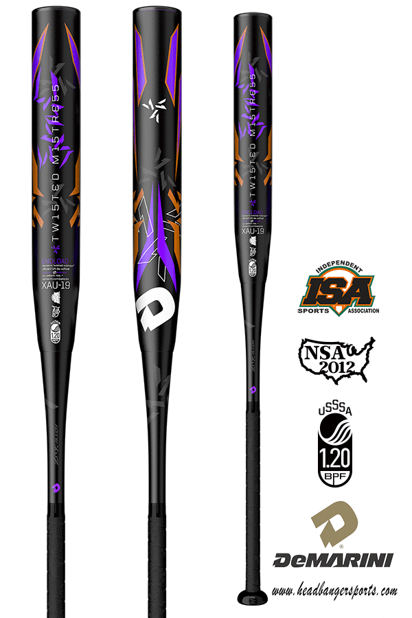 2019 Demarini Twisted Mistress Usssa Slowpitch Softball - 2019 Demarini Slowpitch Softball Bats (600x900), Png Download