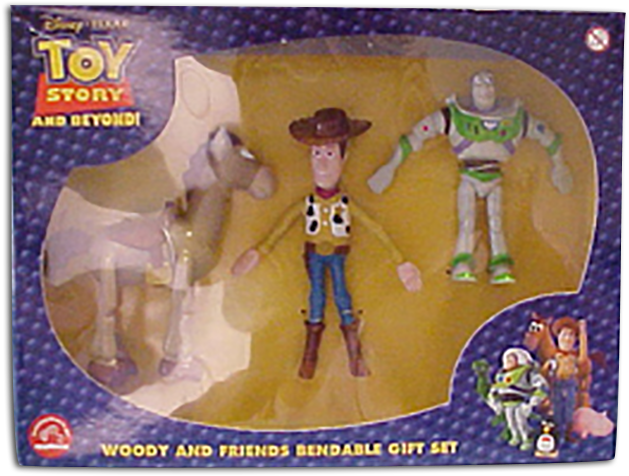 Toy Story Box Set Figurines Gift Set Disney Buzz Lightyear - Clip Art (655x500), Png Download