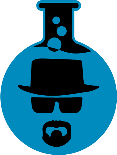 Pegatina Breaking Bad Matraz 2 Colores - Breaking Bad (570x708), Png Download