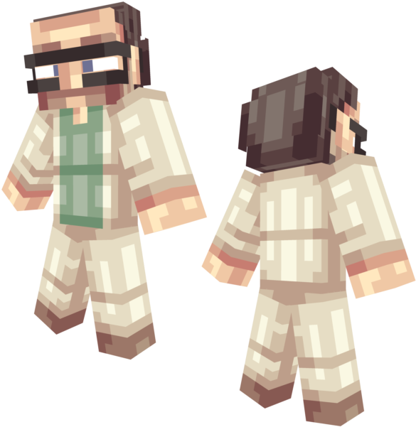Lbnocpng - Minecraft Breaking Bad Skin (640x640), Png Download