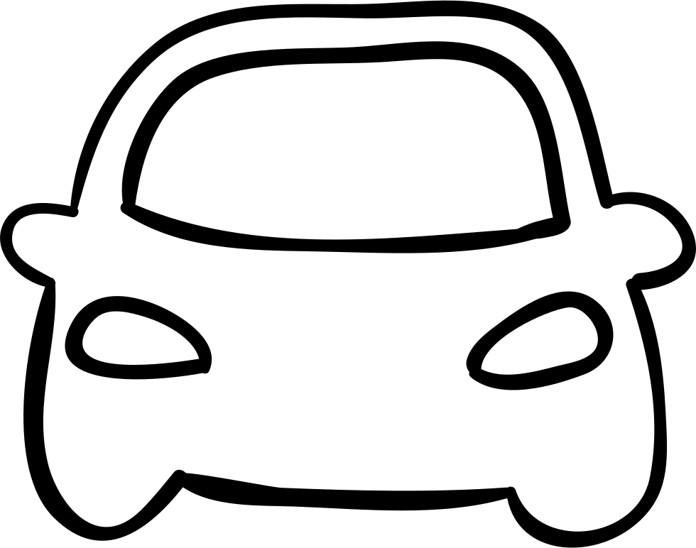 Download Car Front Outline - Car Outline Png PNG Image with No