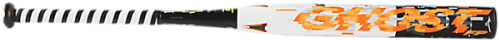 Ghost Softball Bat 10 340443 White Orange 0020 - Mizuno Ghost Fastpitch Softball Bat (500x500), Png Download
