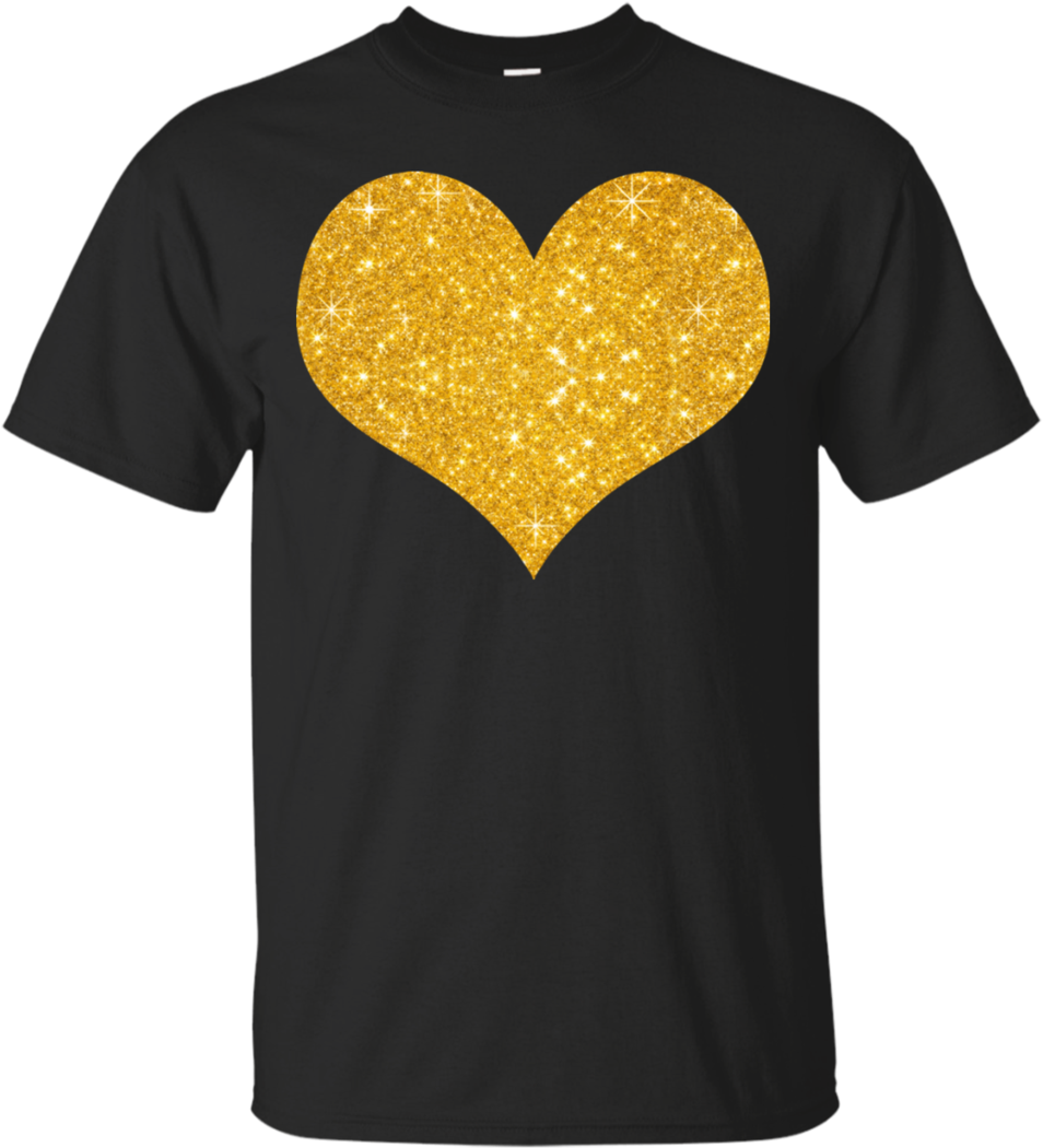 Gold Glitter Heart - Witches Ride A Horse (1060x1060), Png Download