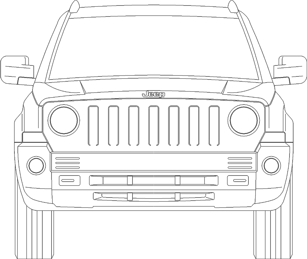 Jeep Patriot (1000x1000), Png Download