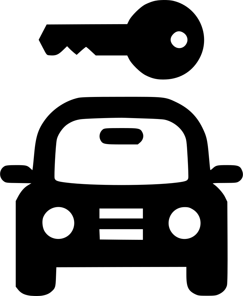 Car Front Key - Car (804x980), Png Download
