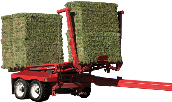 Pick Bales From Any Direction And Unload Up To 12 Bales - Trailer (640x352), Png Download