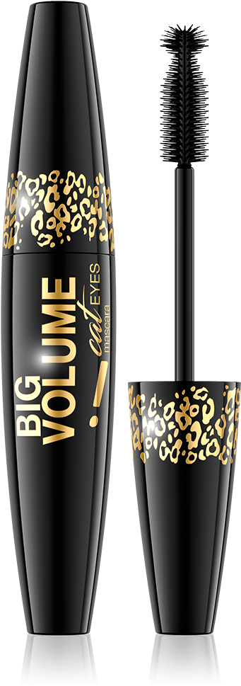 Big Volume Cat Eyes Mascara - Eveline Cosmetics Big Volume Cat Eyes (1000x1000), Png Download