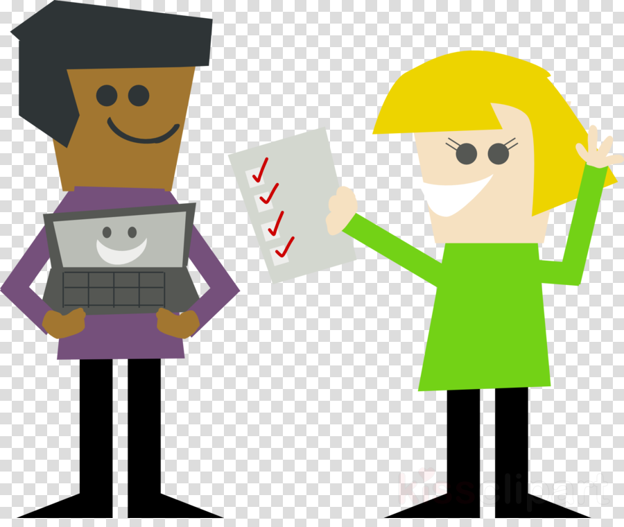 Interaction Clipart Interaction Clip Art - Peer Assessment Cartoon (900x760), Png Download