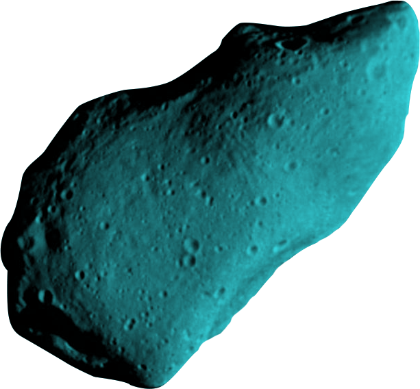 Before Galileo Ventured Off To Jupiter, It Would Conduct - Real Picture Of Asteroid (613x568), Png Download