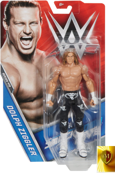 Mfa72- - Wwe Basic Action Figure Series 72 - Dolph Ziggler (600x600), Png Download