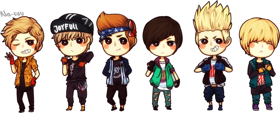31 Images About 👾lc9💝 On We Heart It - Chibis Imagenes Kpop Vixx (929x376), Png Download