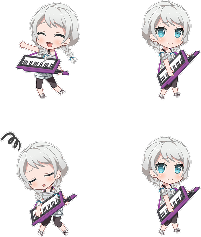 Practice Wear Chibi - Bang Dream Chibi Eve (681x804), Png Download