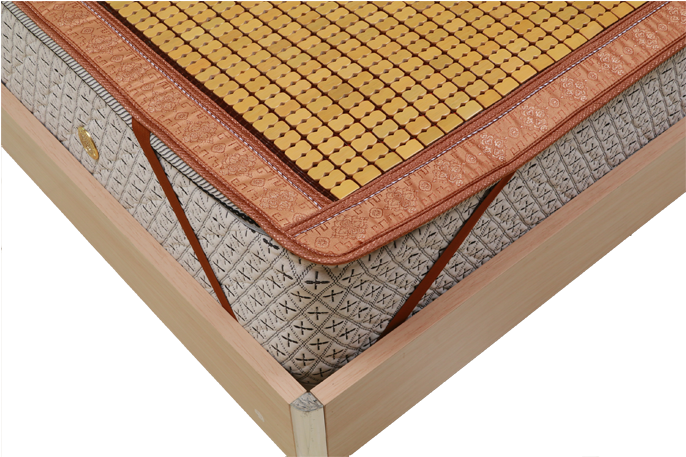 Chinese Queen Size Hand Weaving Cool Sleeping Bamboo - Bed (700x700), Png Download