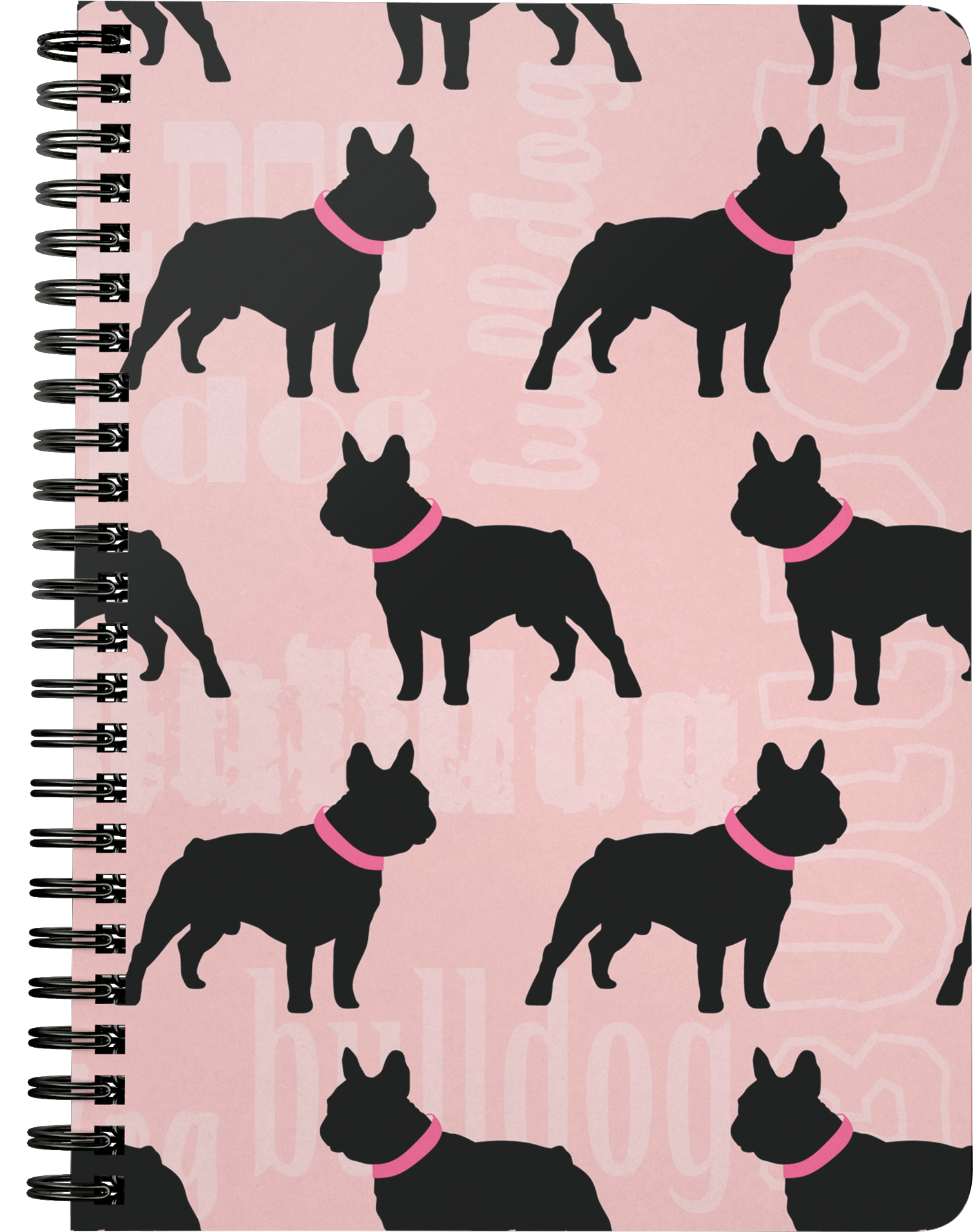 French Bulldog Spiralbound Notebook - French Bulldog (2000x2000), Png Download