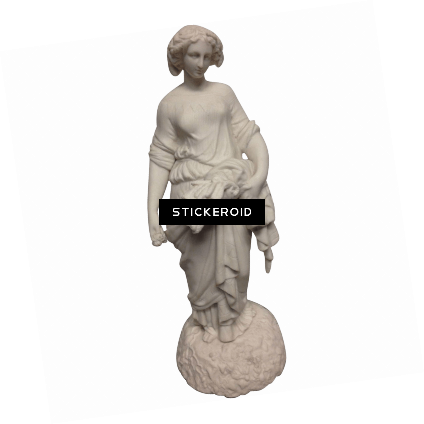 Greek Maiden Sculpture - Sculpture (1444x1445), Png Download