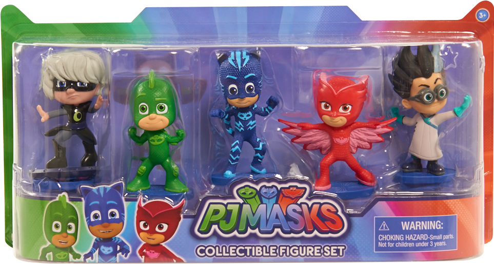 Pj Masks Collectible Figures Set S3, , Large - Pj Masks - Collectible Figure Set (1000x1000), Png Download