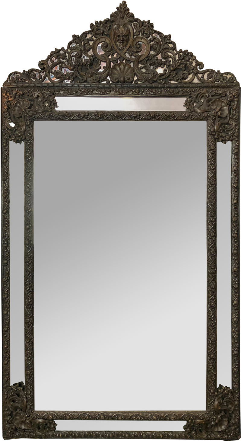 French Metal Mirror - Mirror (1500x1500), Png Download