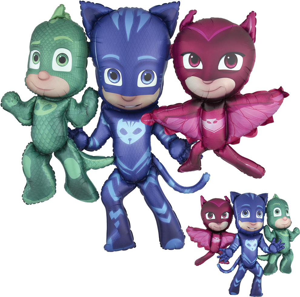 Awk Pjmask , Metalizado - Pj Masks Airwalker Balloon (1000x1000), Png Download