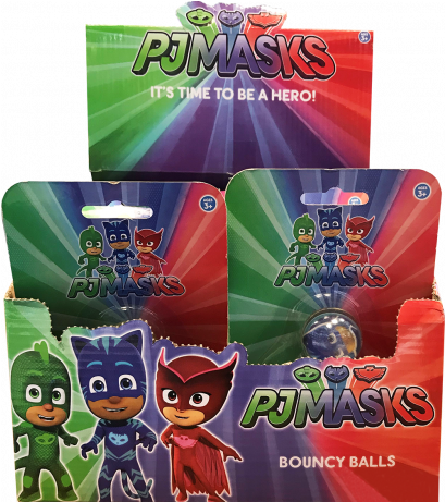 Pj Masks 3 Pack Bouncy Balls - Pj Masks-disney Junior Pj Masks 'into (736x460), Png Download