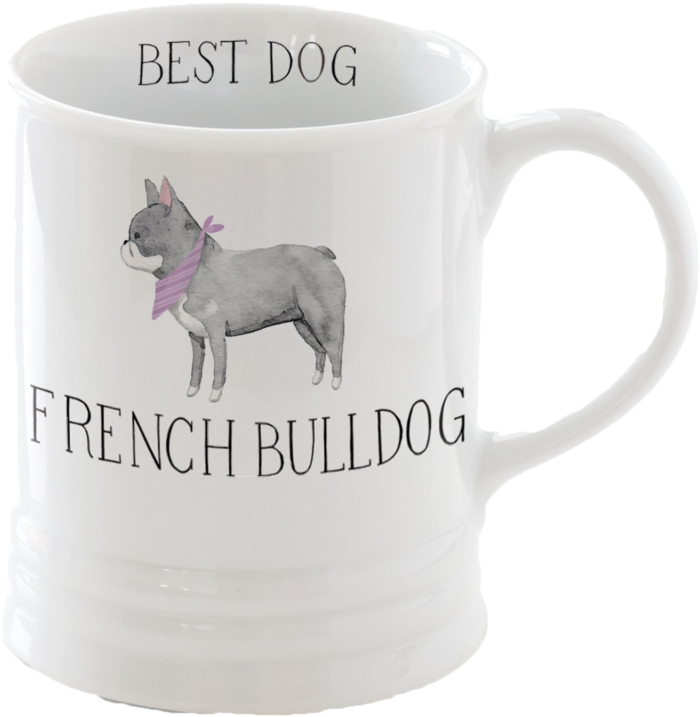 Fringe Studio's “best Dog” French Bulldog Mug - Dog Mug - French Bulldog At The Company Store - Kitchen (800x960), Png Download