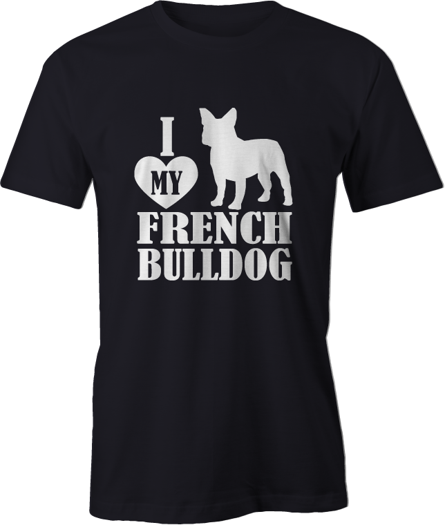 I Love My French Bulldog - Echo And The Bunnymen Tour Merch (644x760), Png Download