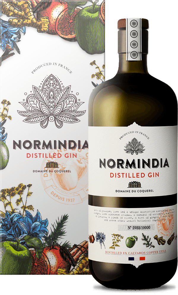 Organic Arizona Green Tea With Honey - Normindia Gin Gin Normandia (600x991), Png Download