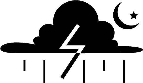 Thunderstorm - Lightning (750x750), Png Download