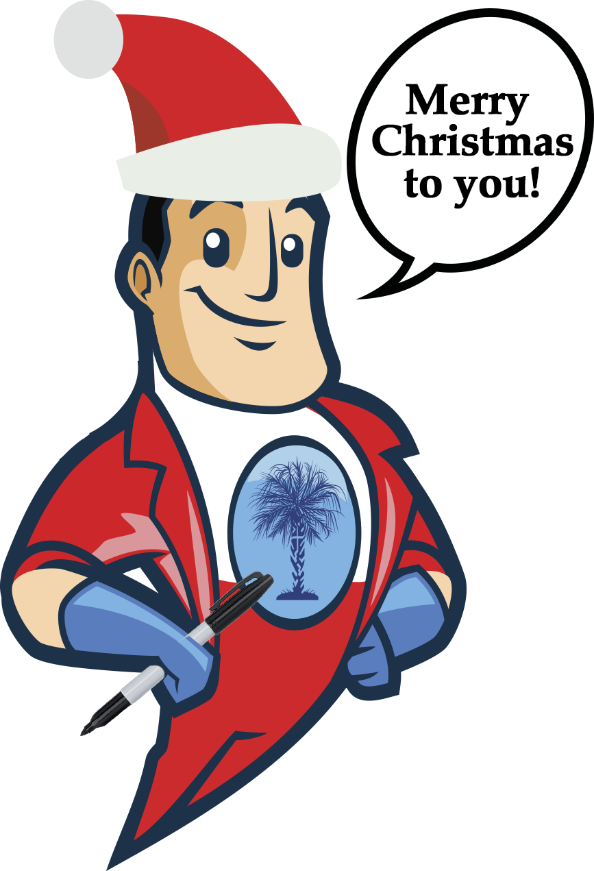 Merrychristmas-sharpie - クリスマス イラスト (867x1271), Png Download