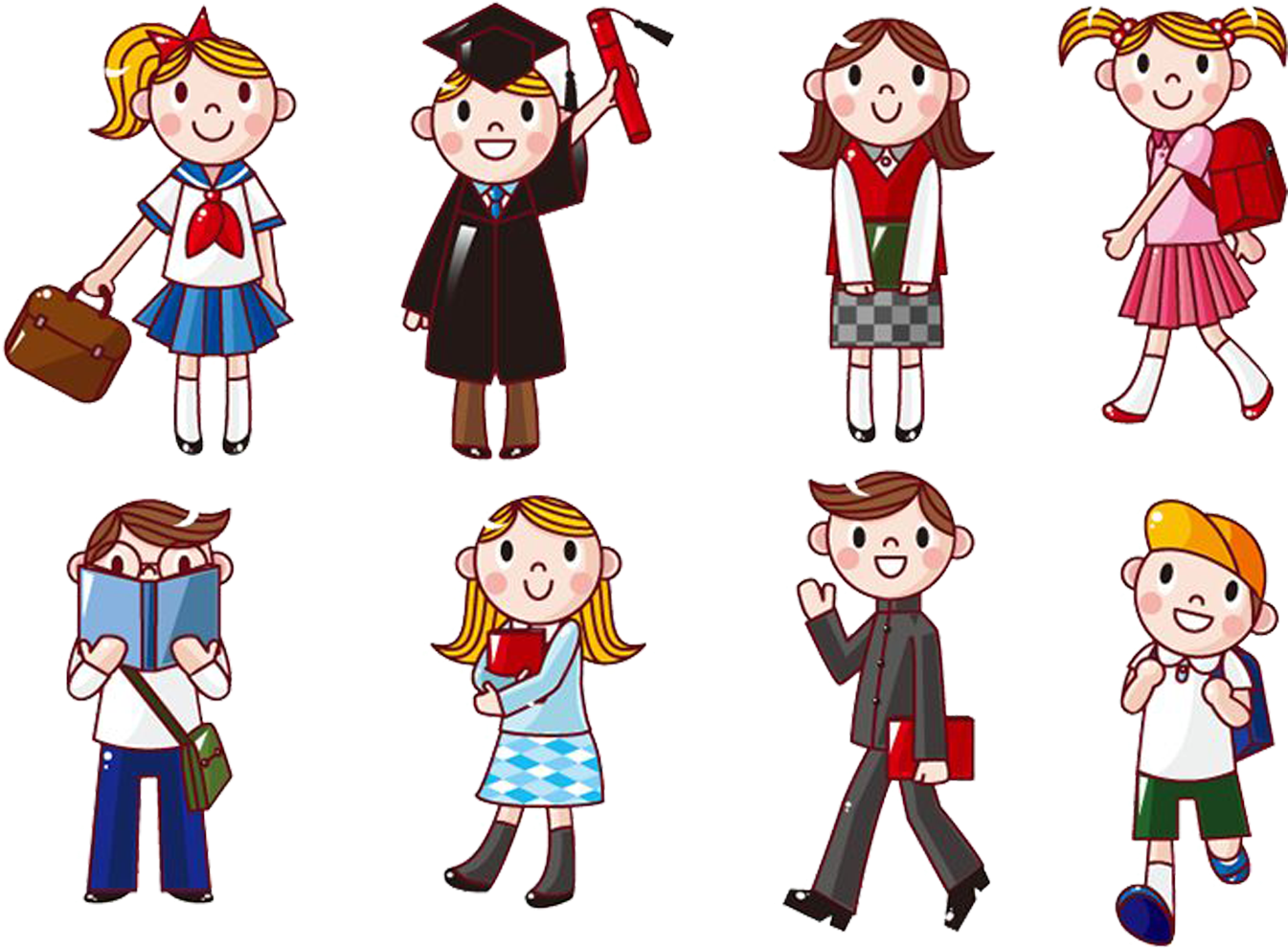 Student Cartoon Computer Icons Clip Art - College Student Cartoon Png (1455x1124), Png Download