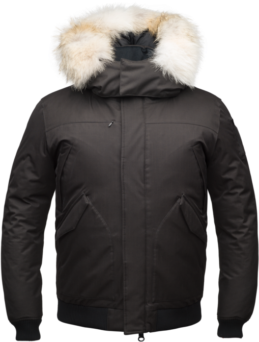 Dylan Mens Hooded Bomber Jacket - Nobis Dylan (682x1024), Png Download