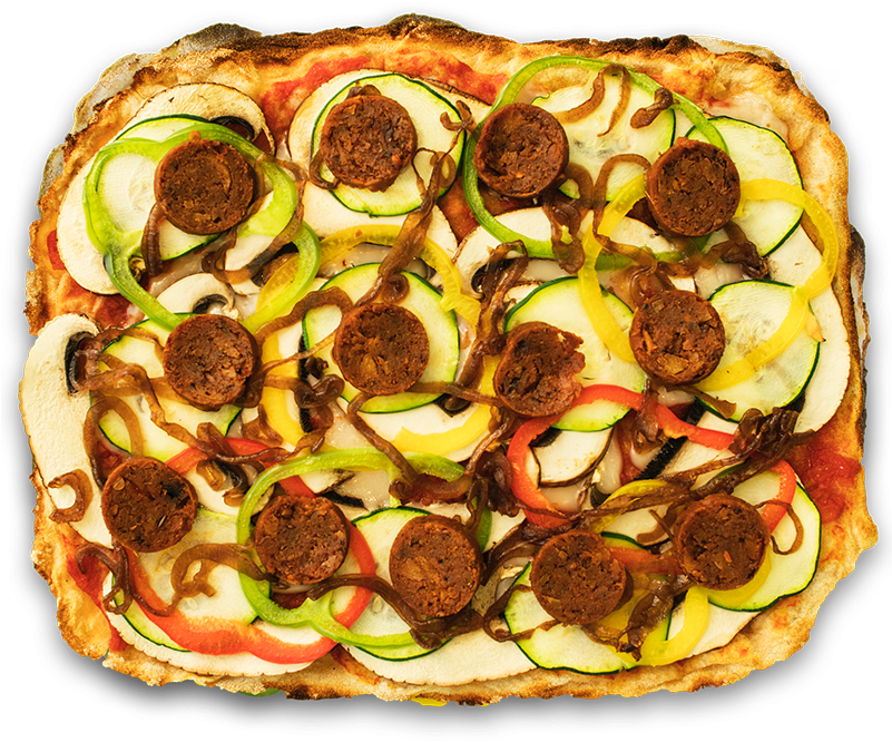 Oh My Vegan Pinza - Veganism (800x800), Png Download