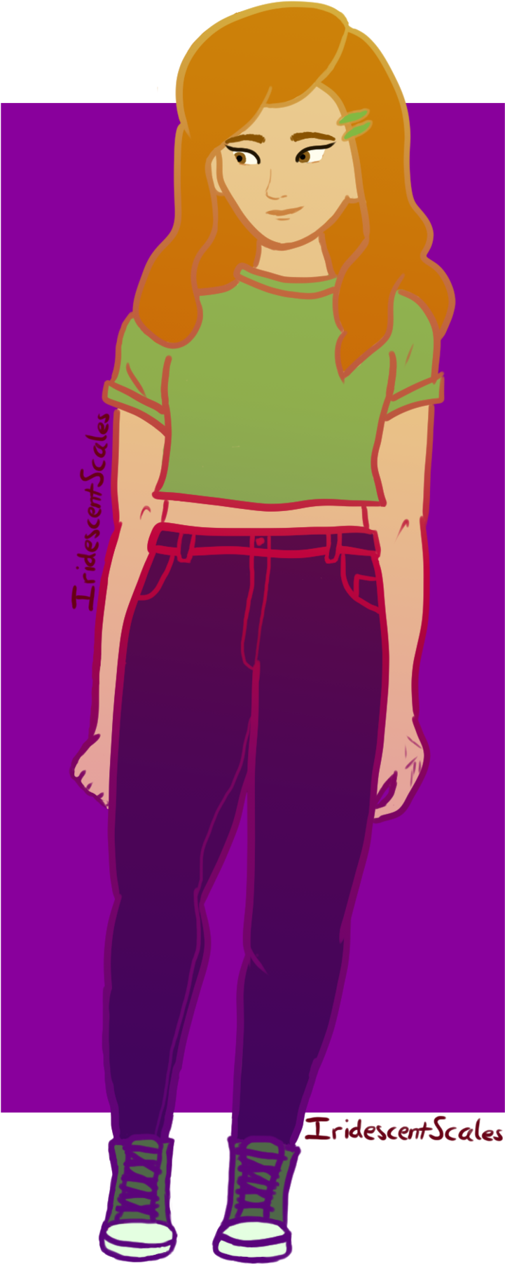 My Art Scooby Doo Daphne Blake Iridescentscales - Cartoon (1263x1920), Png Download