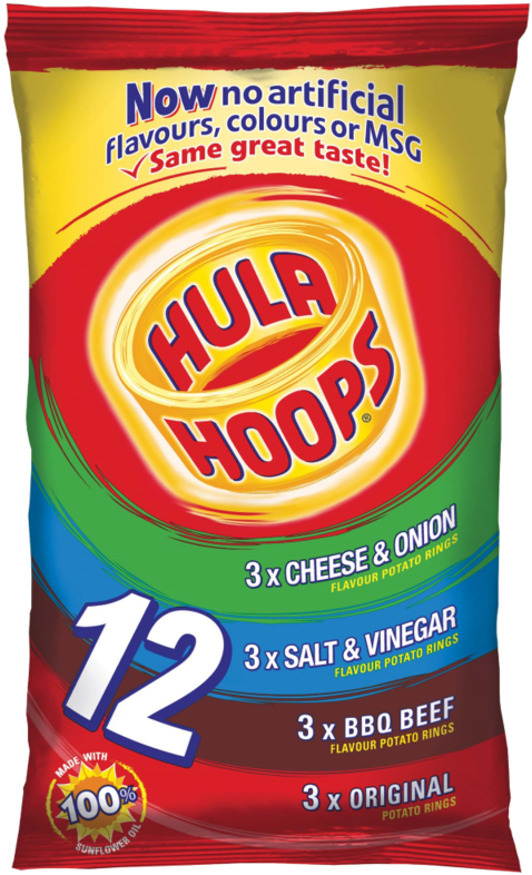 Hula Hoops 12pk - Hula Hoops 36 Variety Pack - Free Transparent PNG