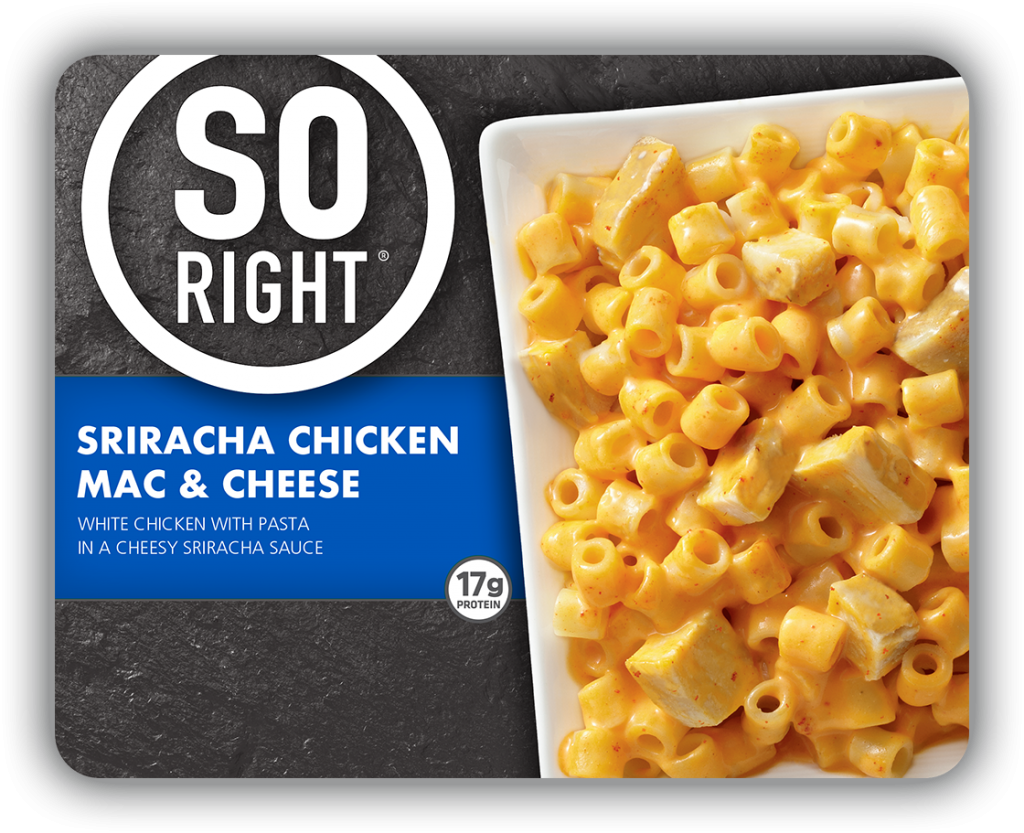 This Delicious Meal Starts With The Perfect Cheesy - So Right Chicken Lo Mein 9 Oz. Box (1024x833), Png Download