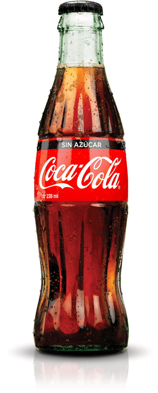 Coca Cola Sin Azúcar 235ml - Coca-cola Life - 8 Fl Oz Bottle (531x1287), Png Download
