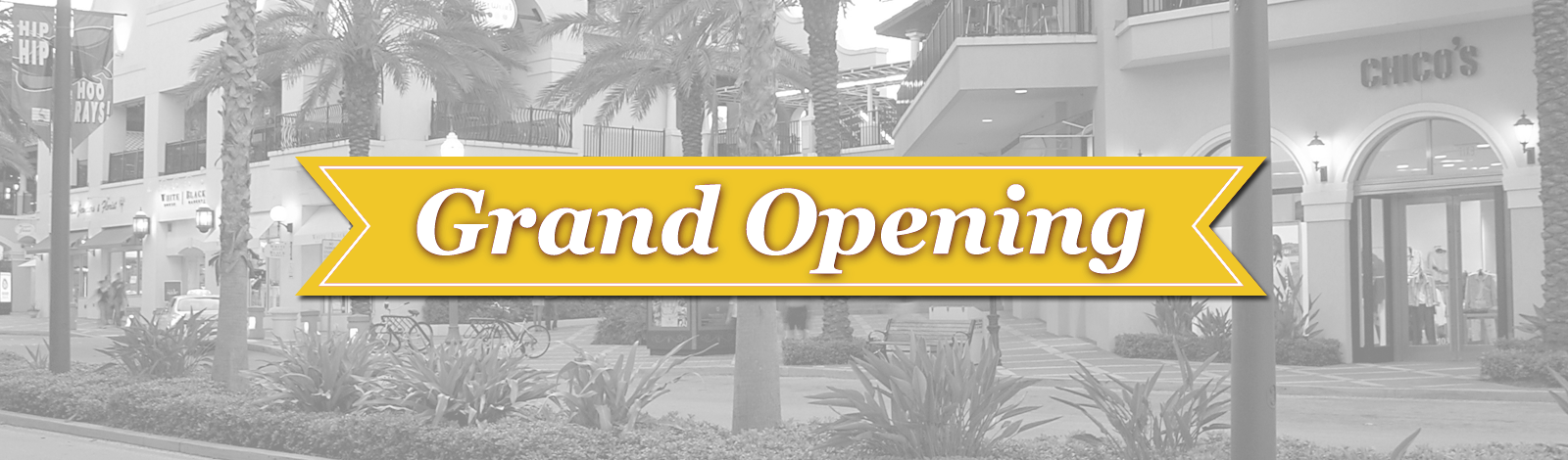 Grand Opening Parking Services St Petersburg, Fl (1600x470), Png Download