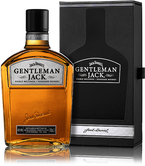 Jack Daniel's Gentleman Jack Gift Pack - Jack Daniels Gentleman Jack (500x617), Png Download