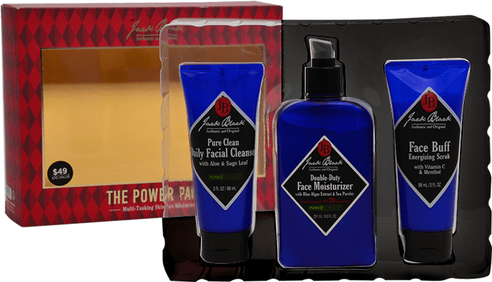 Cosmetic Packaging And Box - Jack Black The Power Pack (759x460), Png Download