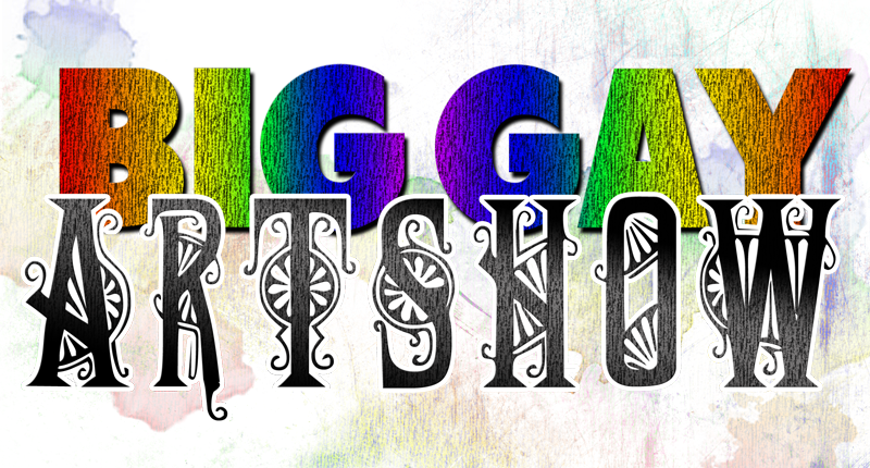 Pride Big Gay Art Show 2014 - Lisbon Rectangle Magnet (800x430), Png Download